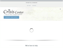 Tablet Screenshot of graysoncrisiscenter.org
